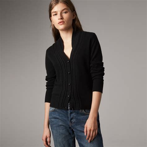 cashmere burberry cardigan|burberry cardigan women's sale.